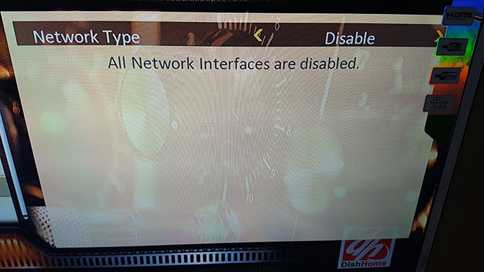 Dish Home Network Setting Disable