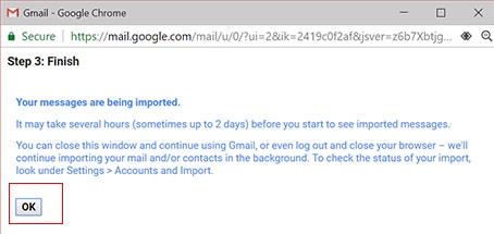 Backup Gmail Emails image for finish